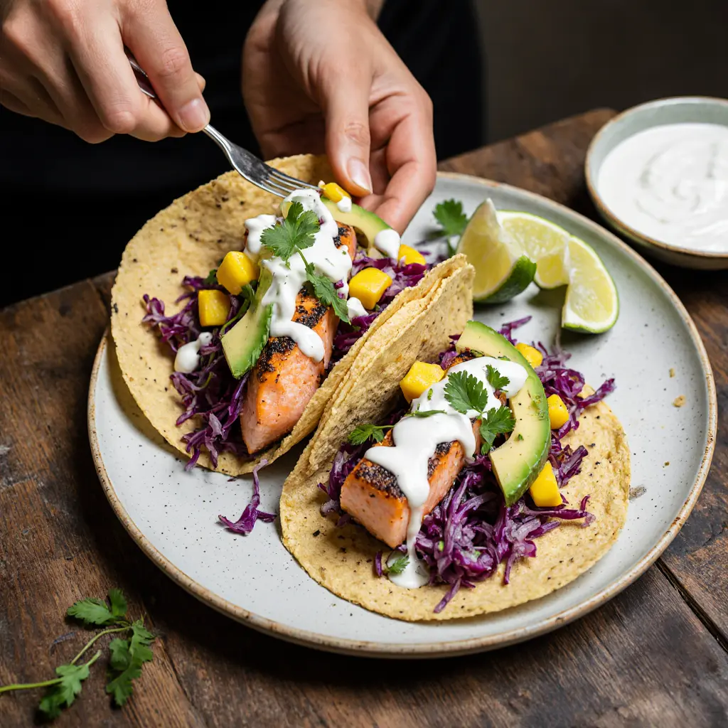 salmon fish tacos 2